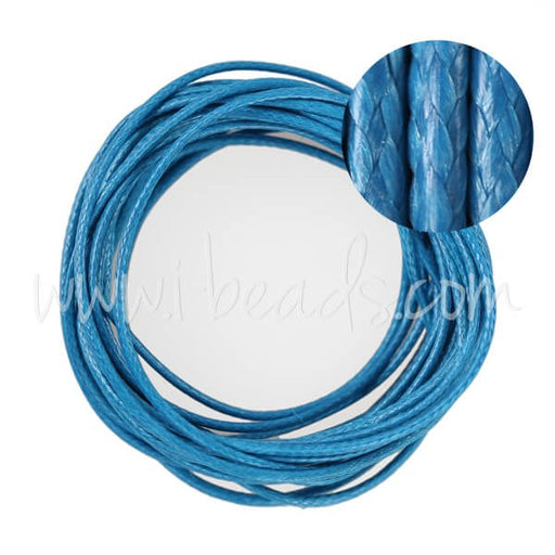 Acheter au détail Cordon snake bleu 1mm (5m)