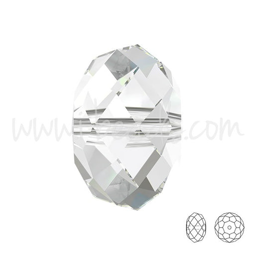Perles briolette Cristal 5040 crystal 6mm (10) - LaMercerieDesCopines