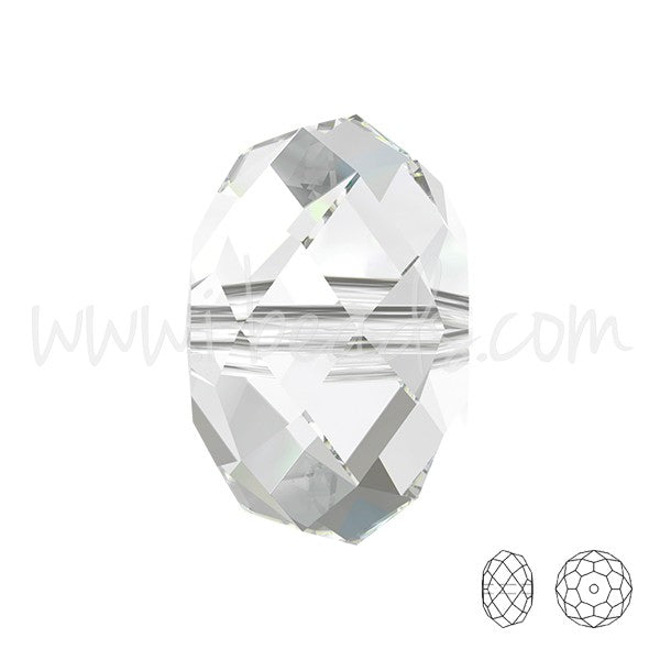 Perles briolette Cristal 5040 crystal 6mm (10) - LaMercerieDesCopines