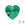 Vente au détail pendentif coeur cristal emerald 10mm (2)