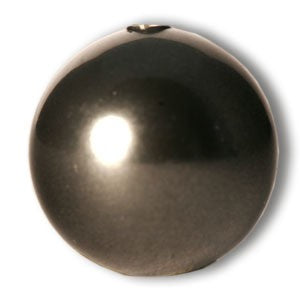 Perles Cristal 5810 crystal dark grey pearl 10mm (10) - LaMercerieDesCopines
