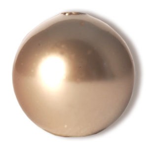 Perles Cristal 5810 crystal powder almond pearl 10mm (10) - LaMercerieDesCopines