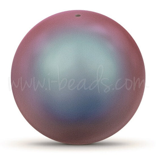 Perles Cristal 5810 crystal iridescent red pearl 10mm (10) - LaMercerieDesCopines