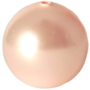Perles Cristal 5810 crystal rosaline pearl 12mm (5) - LaMercerieDesCopines
