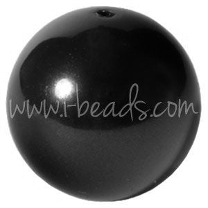 Perles Cristal 5810 crystal black pearl 12mm (5) - LaMercerieDesCopines