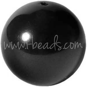 Perles Cristal 5811 crystal black pearl 14mm (5) - LaMercerieDesCopines