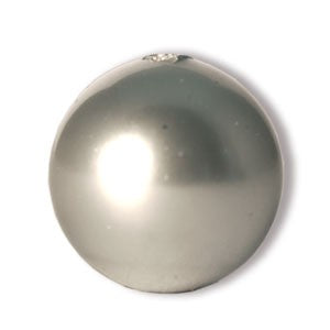 Perles Cristal 5810 crystal light grey pearl 8mm (20) - LaMercerieDesCopines