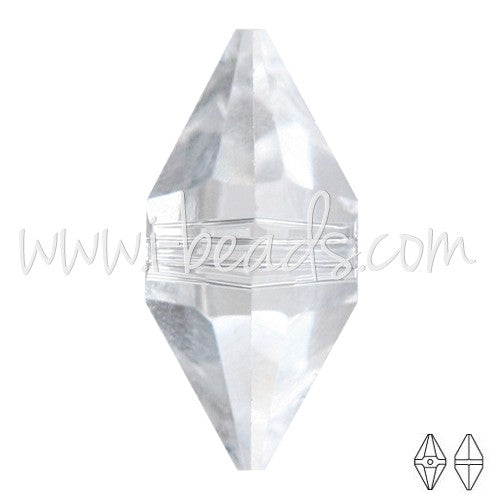 Achat cristal Elements 5747 double spike crystal 16x8mm (1)
