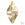 Grossiste en cristal Elements 5747 double spike crystal golden shadow 16x8mm (1)