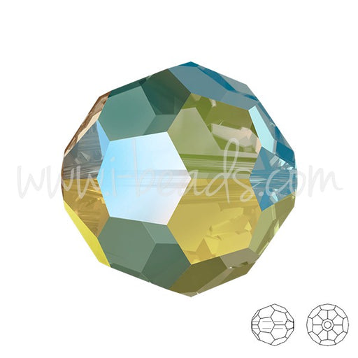 Acheter au détail Perles rondes Cristal 5000 crystal iridescent green 8mm (4)