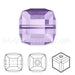 Achat au détail Perles cube Cristal tanzanite 4mm