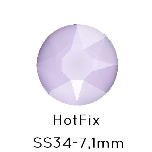Achat cristal 2078 hot fix flat back rhinestones Lilac SS34 -7.1mm (12)