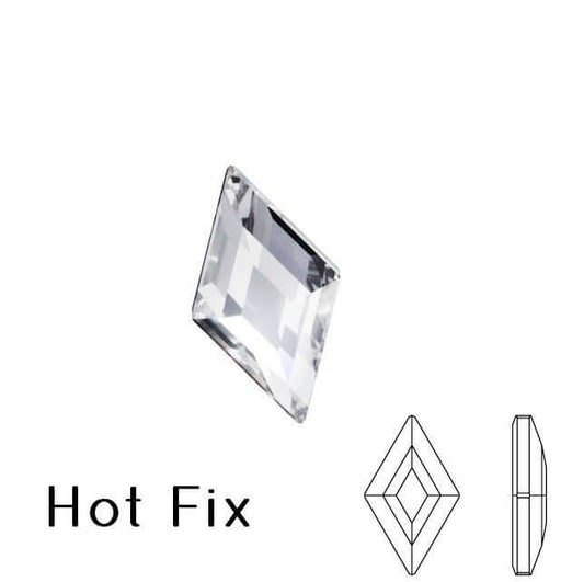Achat 2773 cristal hot fix flat back Diamand Shape rhinestones crystal 5x3mm (10)