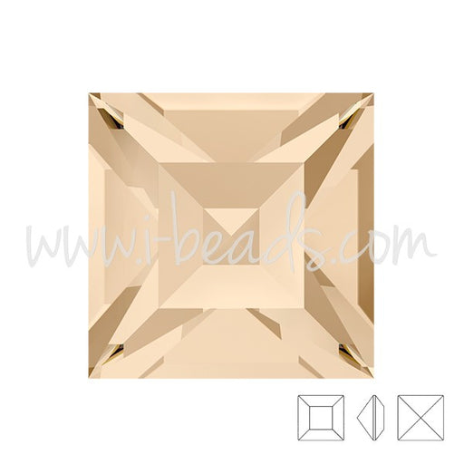 Cristal Elements 4428 Xilion square light silk 8mm (1) - LaMercerieDesCopines
