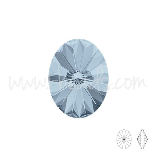 Cristal Cristal 4122 oval rivoli crystal blue shade 8x6mm (1) - LaMercerieDesCopines
