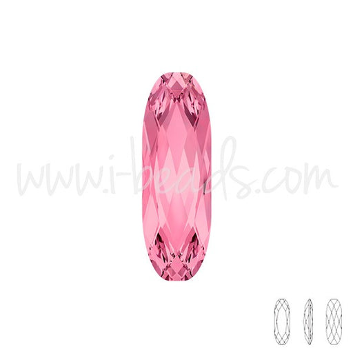 Achat cristal 4161 long classical oval light rose 15x5mm (1)