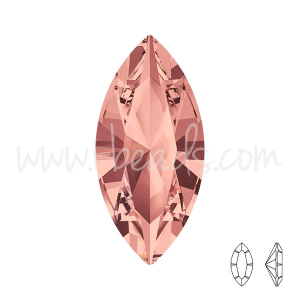 Creez Cristal 4228 navette blush rose 15x7mm (1)
