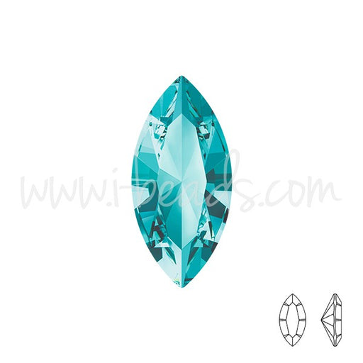 Achat cristal 4228 navette light turquoise 10x5mm (2)