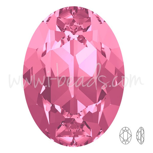Achat Cristal 4120 ovale rose 18x13mm (1)