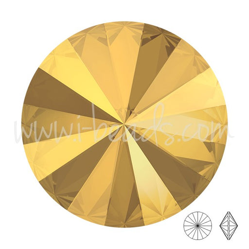 Achat Cristal rivoli 1122 crystal metallic sunshine 14mm (1)