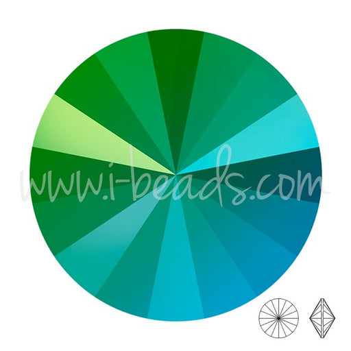 Achat Cristal rivoli 1122 crystal scarabaeus green 14mm (1)