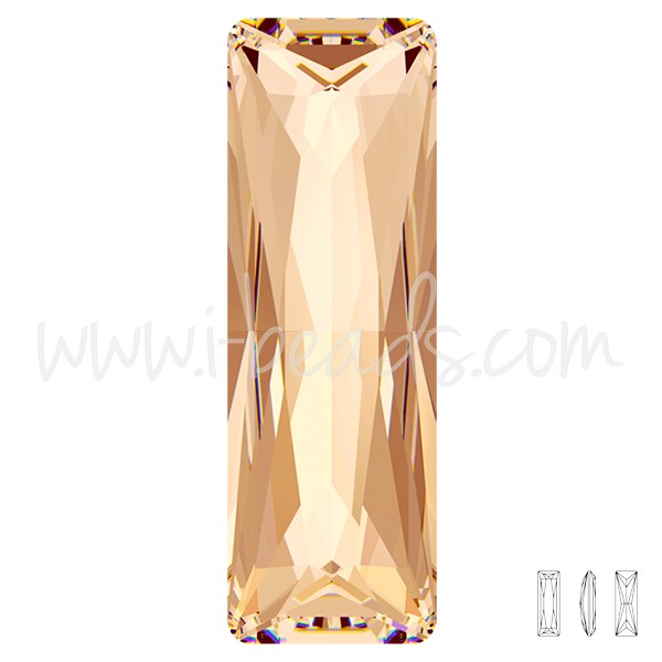 Acheter au détail Cristal 4547 baguette princess crystal golden shadow 24x8mm (1)