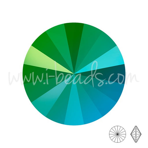Achat Cristal rivoli 1122 crystal scarabaeus green 12mm (1)
