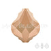 Perle Cristal 5058 Baroque crystal rose gold 2x 10mm (1) - LaMercerieDesCopines