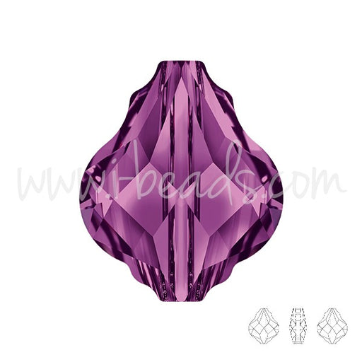 Perle Cristal 5058 Baroque amethyst 10mm (1) - LaMercerieDesCopines