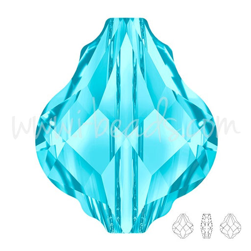 Achat Perle cristal 5058 Baroque aquamarine 14mm (1)