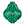 Vente au détail Perle cristal 5058 Baroque emerald 14mm (1)