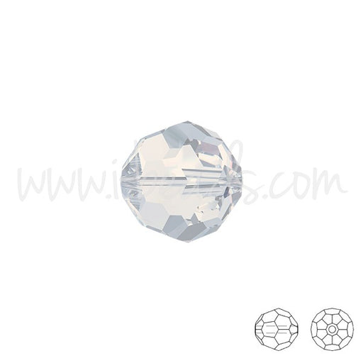 Creez avec Perles rondes Cristal 5000 white opal 4mm (20)