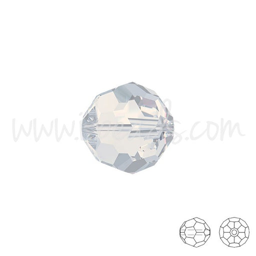 Achat au détail Perles rondes Cristal 5000 white opal 6mm (10)