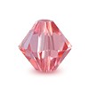Acheter Perles Cristal 5328 xilion bicone rose peach 6mm (10)