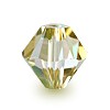 Achat Perles cristal 5328 xilion bicone crystal luminous green 6mm (10)