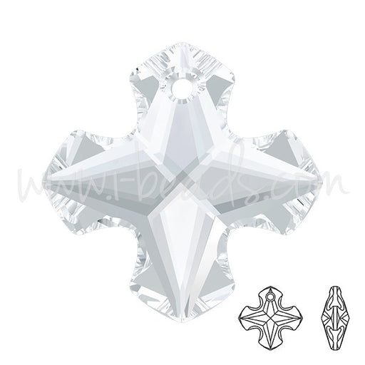 Achat Pendentif croix grecque cristal 6867 crystal 18mm (1)