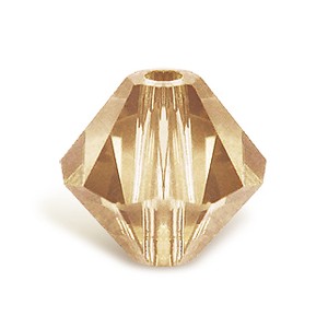 Achat Perles cristal 5328 xilion bicone crystal golden shadow 6mm (10)