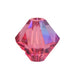 Achat au détail Perles Cristal 5328 xilion bicone rose ab 6mm (10)