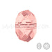 Perles briolette Cristal 5040 blush rose 6mm (10) - LaMercerieDesCopines