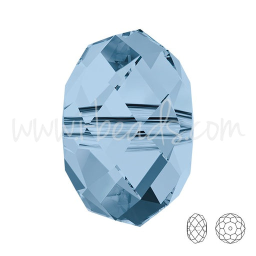 Achat Perles briolette cristal 5040 denim blue 8mm (6)