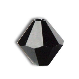 Achat Perles cristal 5328 xilion bicone jet hematite 6mm (10)
