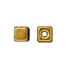 Achat Perle cube métal doré 4.5mm (4)