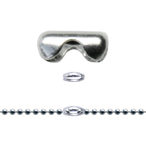 Achat Lien pour chaine a billes de 1.5mm métal argenté 5x2mm (5)
