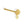 Grossiste en Clou d'oreilles boule et anneau laiton doré 4x12.5mm (10)