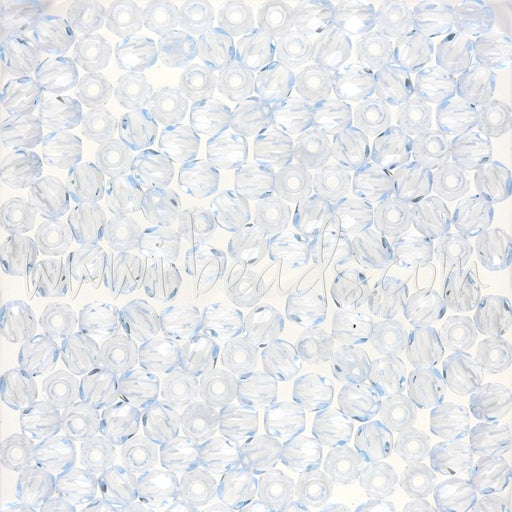 Achat Perles facettes de boheme light sapphire 3mm (50)