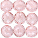 Achat Perles facettes de bohàÂ¨me rosaline 12mm (6)