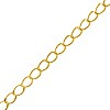 Achat Chaine 2.5x5mm métal finition doré (1m)