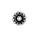 Achat au détail Perle rondelle precision métal finition argenté vieilli 8mm (2)