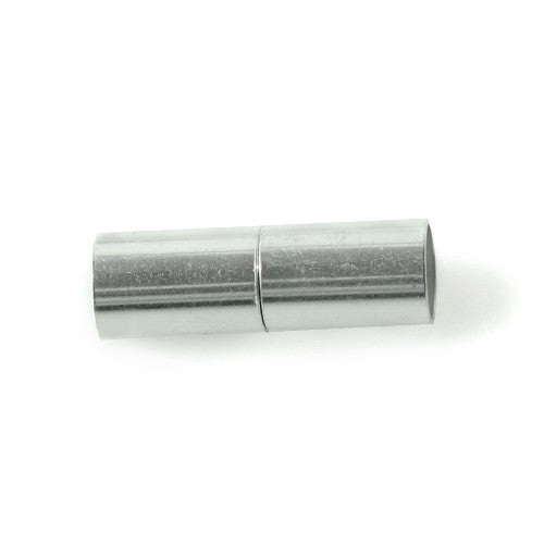 Achat Fermoir magnétique tube argenté 6x20mm (1)