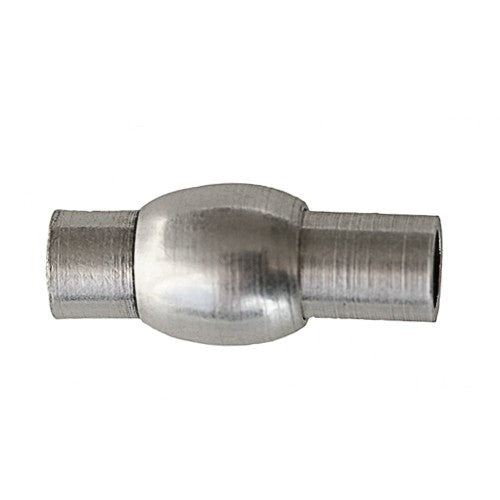 Acheter Fermoir magnétique laiton argenté 9x20mm (1)